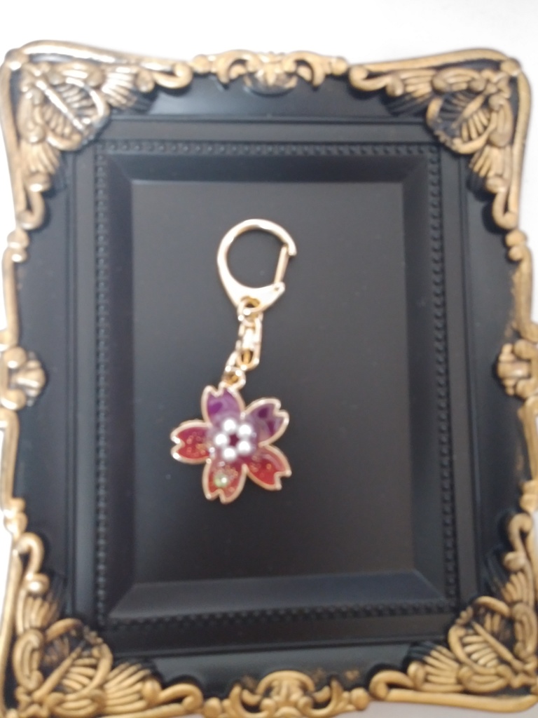 桜の花キーホルダー