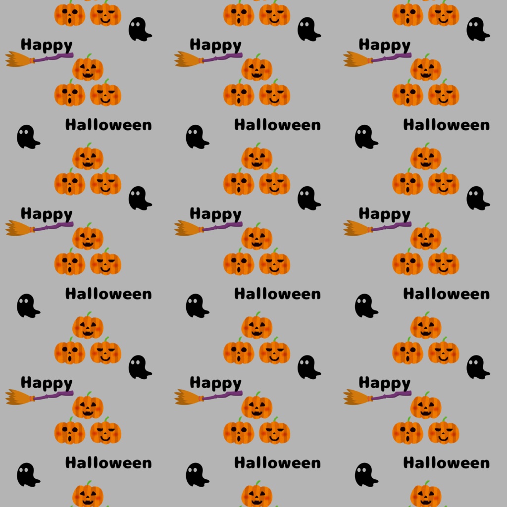 ハロウィン&死者の日5種セット【デジタルペーパー】