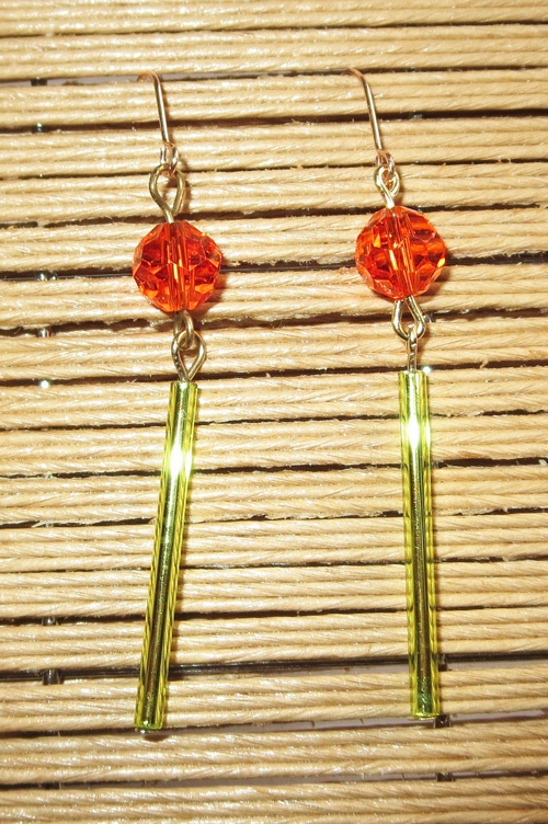 フィッシュ・アイ風ピアス