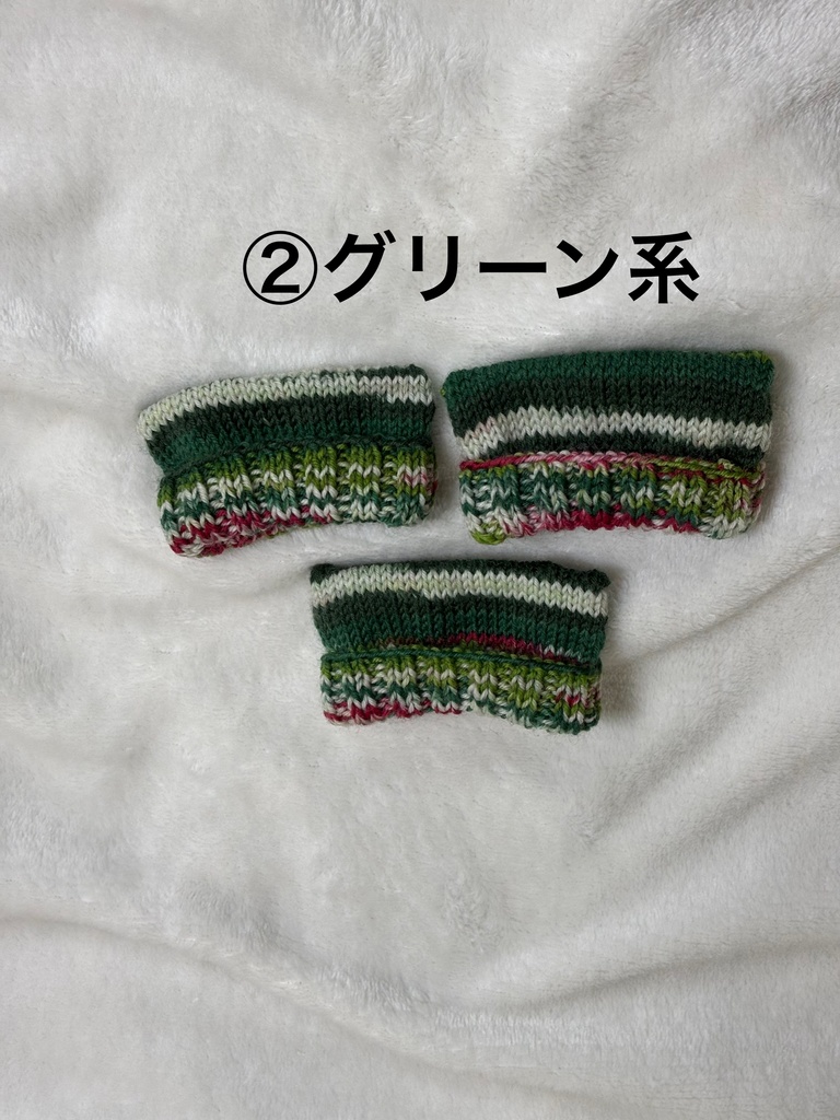 猫耳風ニット帽