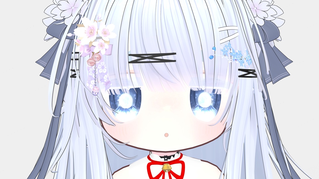 6アバター対応 eye textuce snow in the blue moon