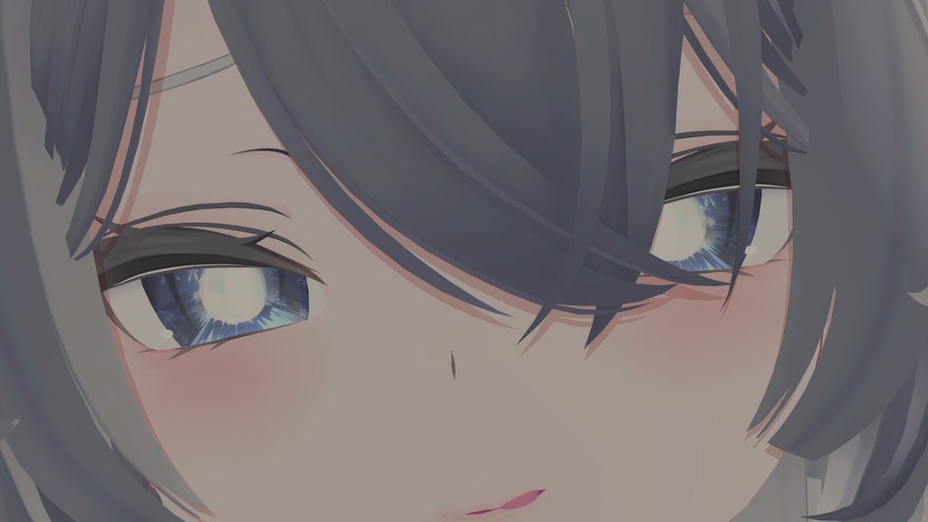 6アバター対応 eye textuce snow in the blue moon