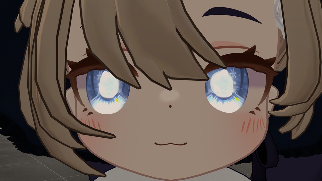 6アバター対応 eye textuce snow in the blue moon