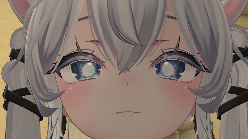 6アバター対応 eye textuce snow in the blue moon