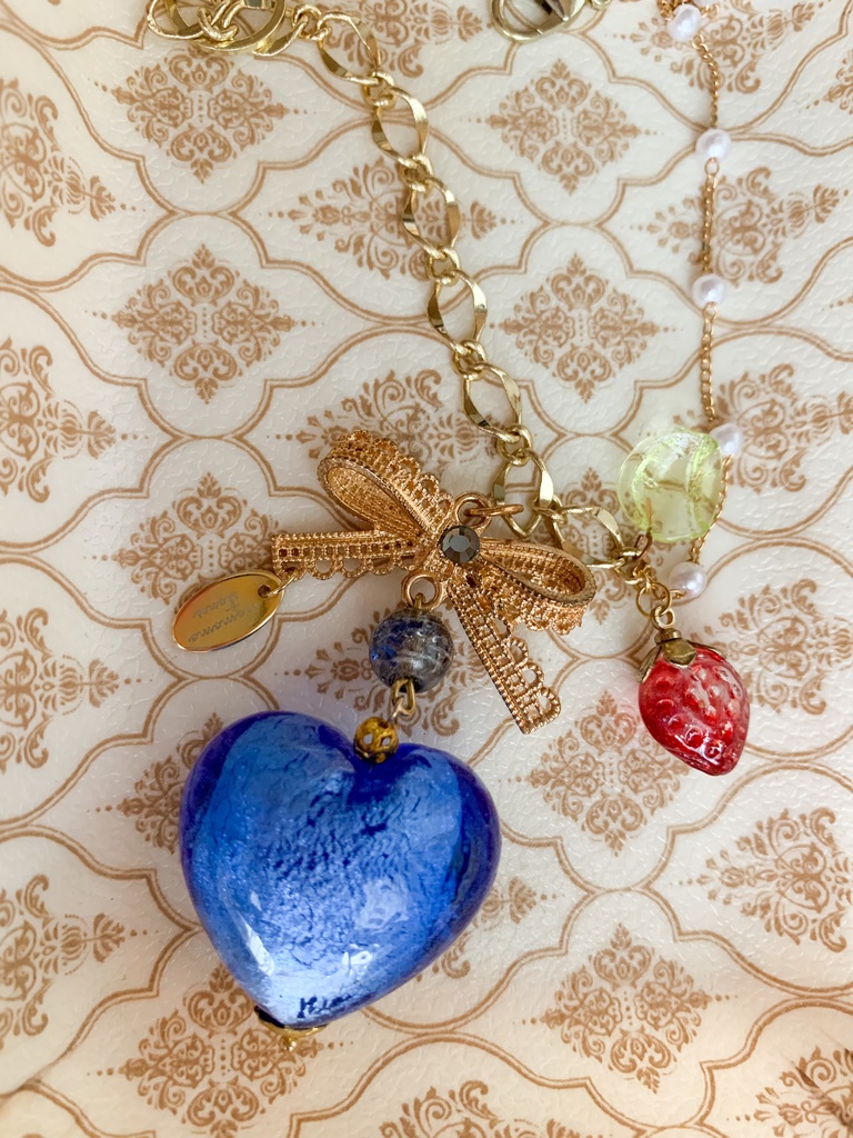 ベネチアングラスの肩掛けアクセサリー*.+゚