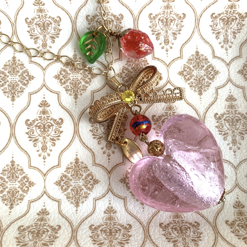 ベネチアングラスの肩掛けアクセサリー*.+゚