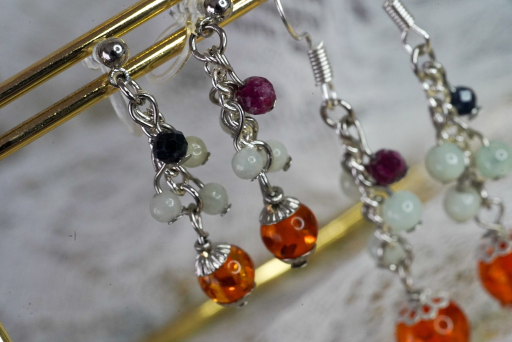 ドールとオーナーお揃いピアス✳︎・:*+.