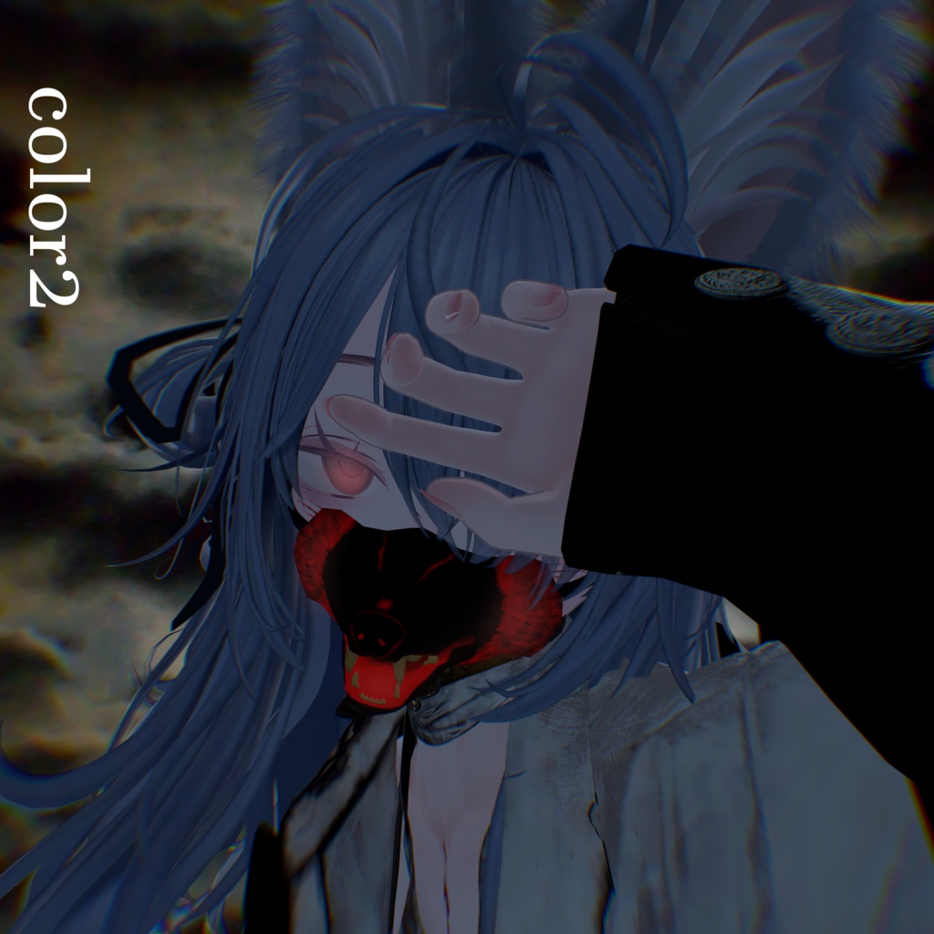 LUPUS MAW - Wolf Half Mask-【MA対応】