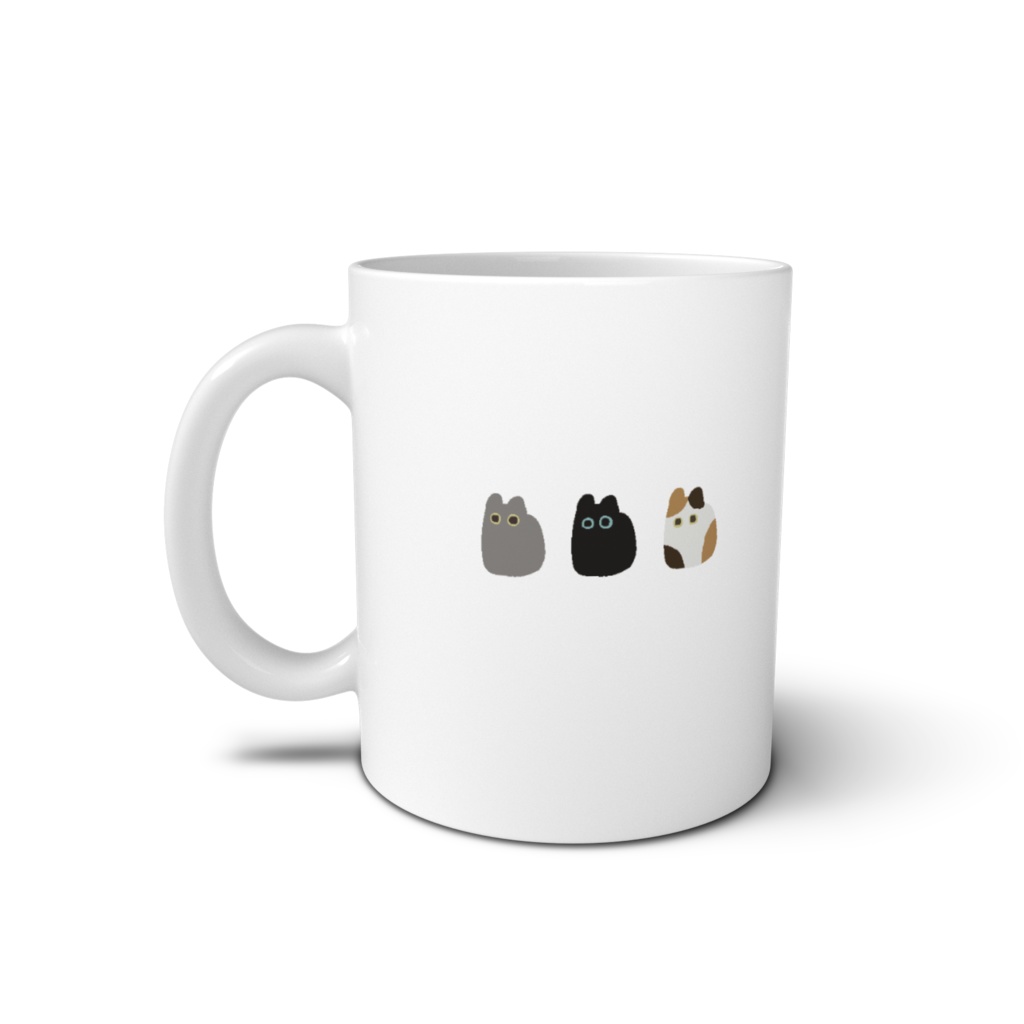 トリプルこねこマグカップ