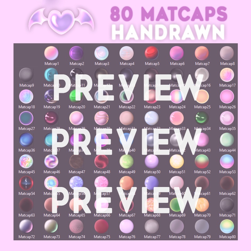 VRChat MATCAP pack 2