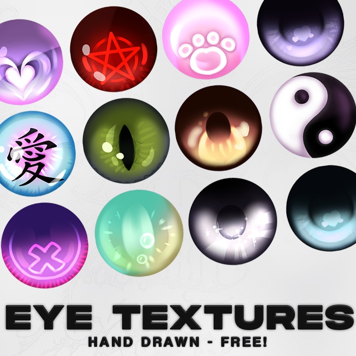 FREE VRCHAT Eye Textures