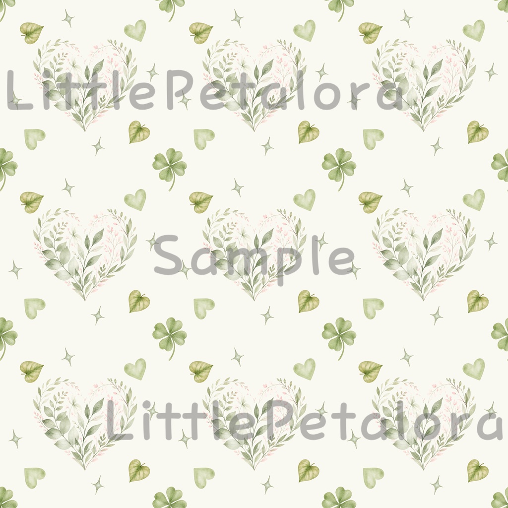 【デジタル素材】ハートをイメージしたシームレスパターン7枚セット