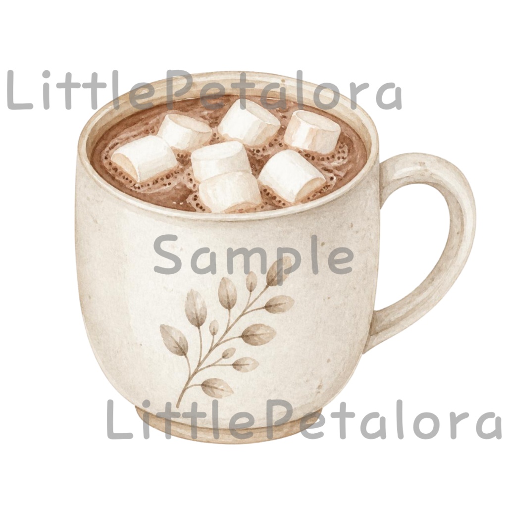 【デジタル素材】カフェシリーズのクリップアート20枚セット
