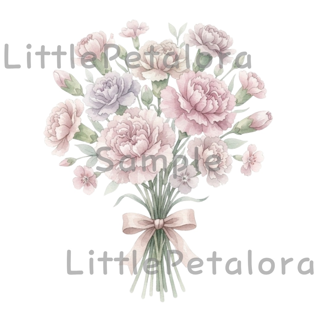 【デジタル素材】Flowerシリーズのクリップアート20枚セット