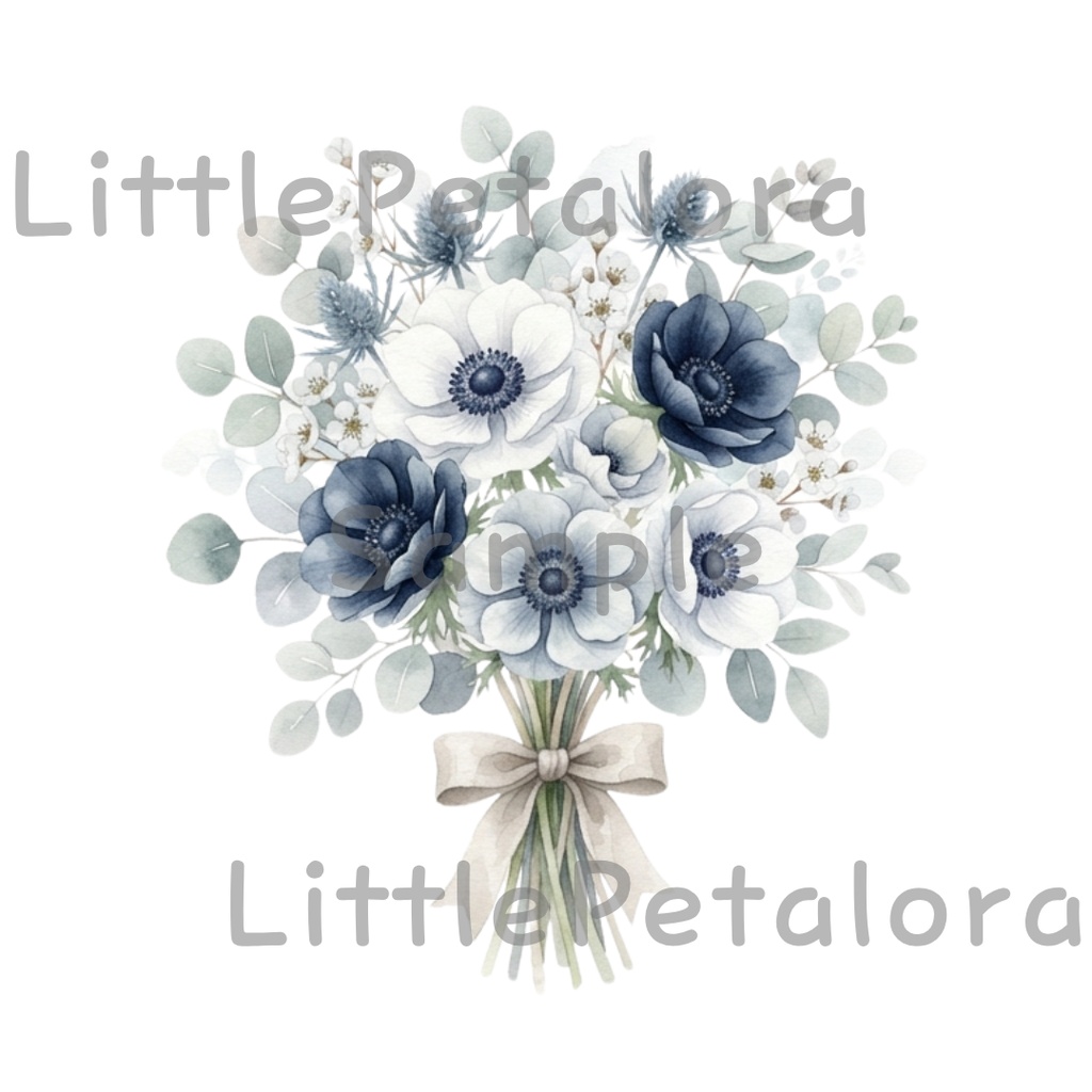 【デジタル素材】Flowerシリーズのクリップアート20枚セット