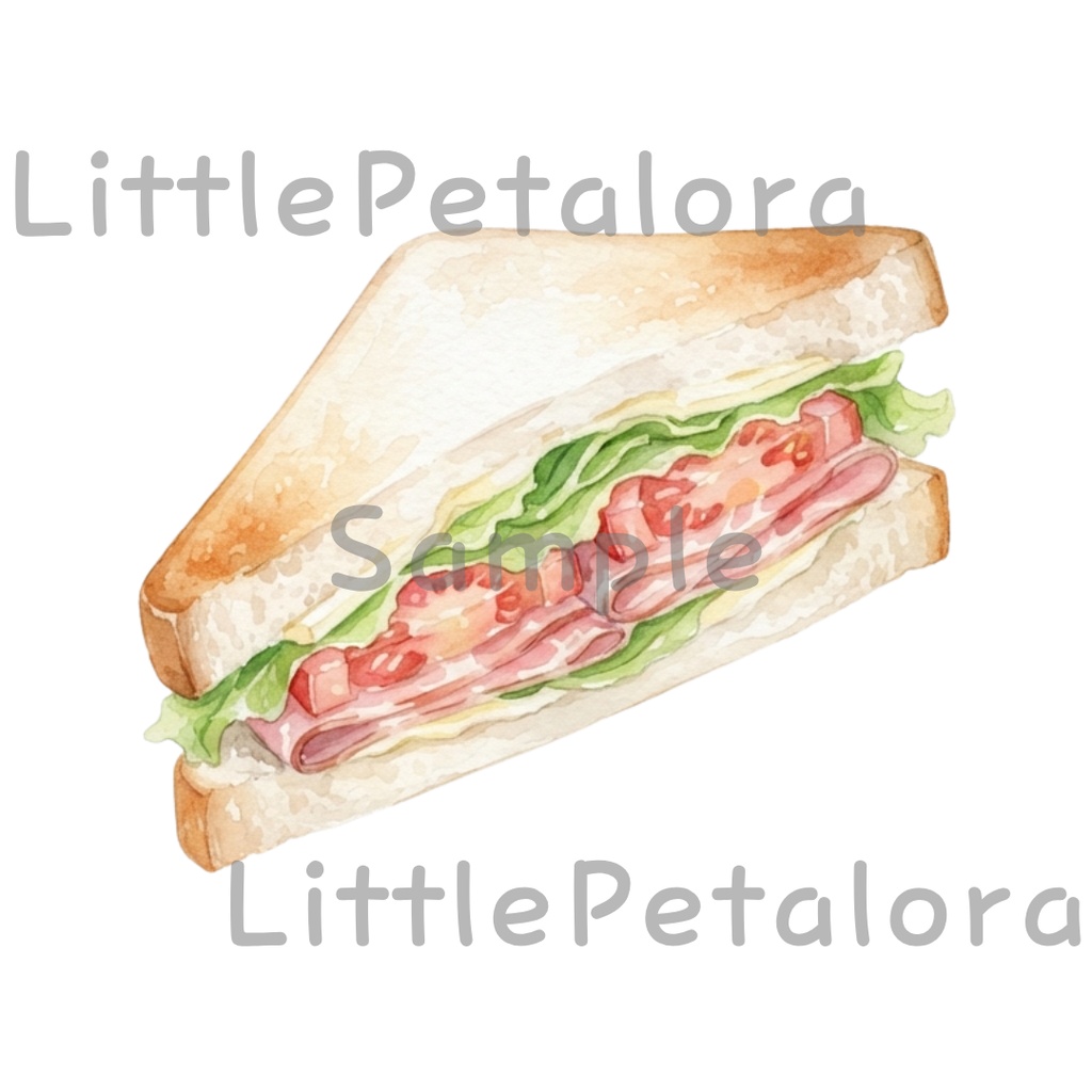 【デジタル素材】パンシリーズのクリップアート20枚セット