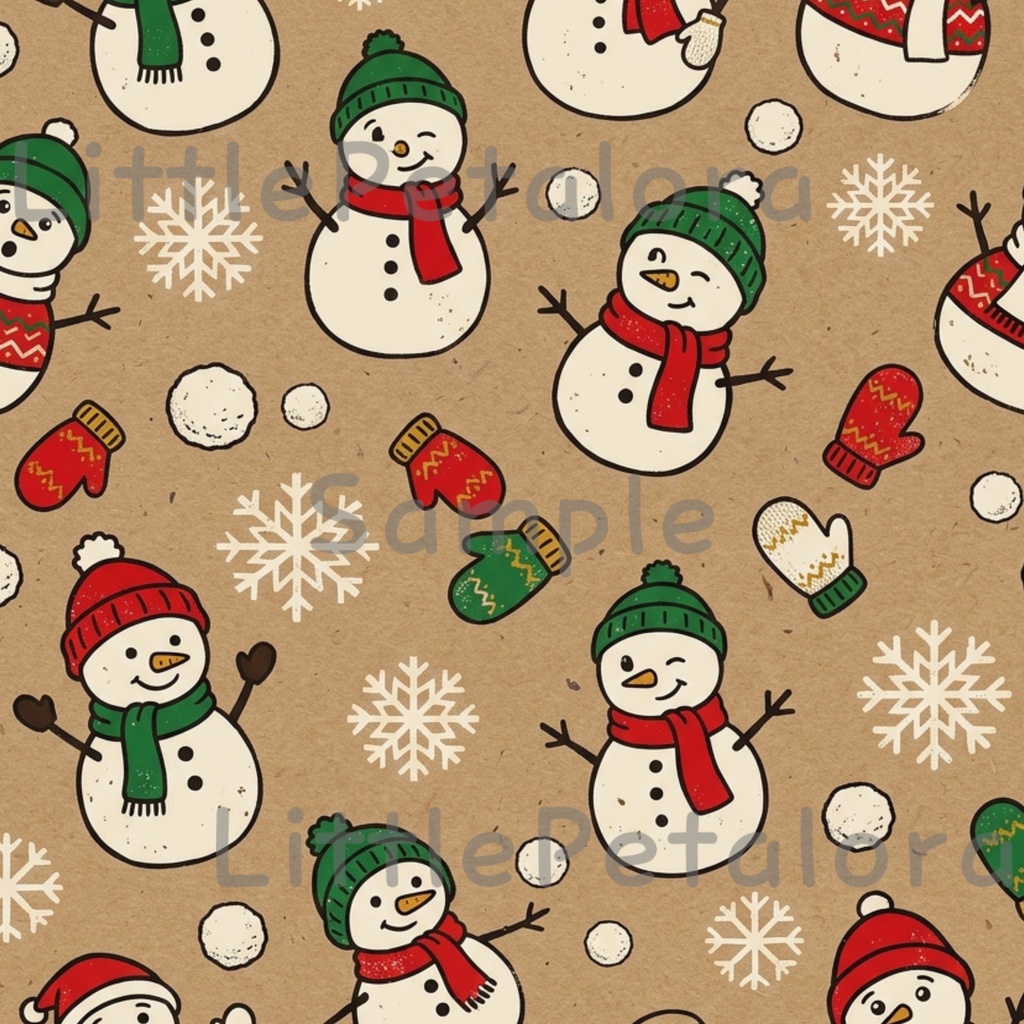クリスマスデジタルペーパー10種セット1|ラッピングペーパー・ギフト包装・コラージュ素材・A4 PNG