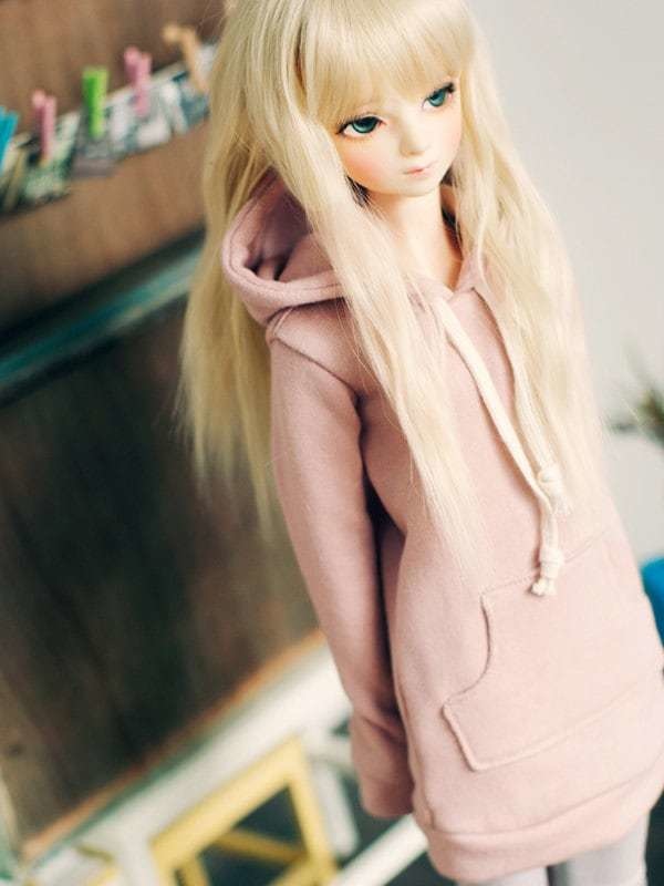 SmartDoll SD13GIRL Long Hooded-T -Indi Pink