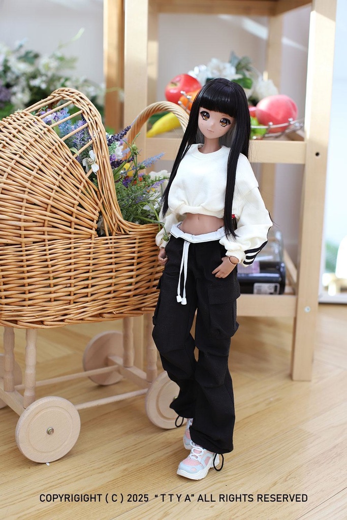 SD13 Girl Smart Doll Crop Balloon Three-Line MTM - Ivory