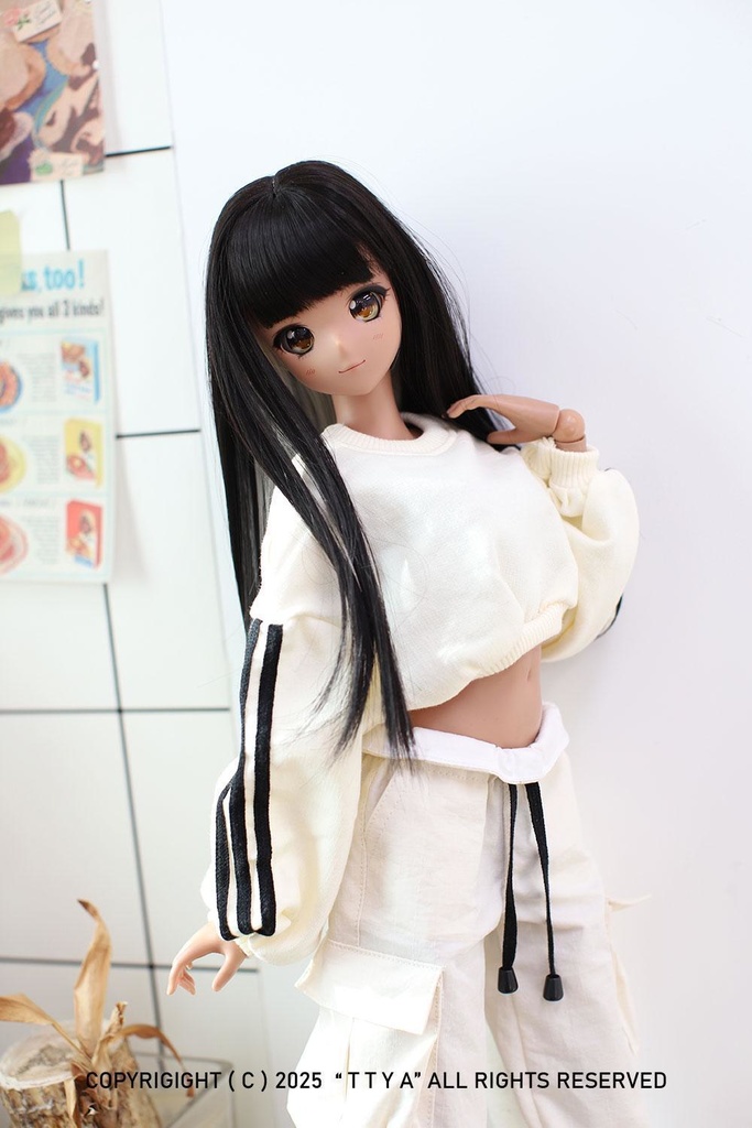 SD13 Girl Smart Doll Crop Balloon Three-Line MTM - Ivory