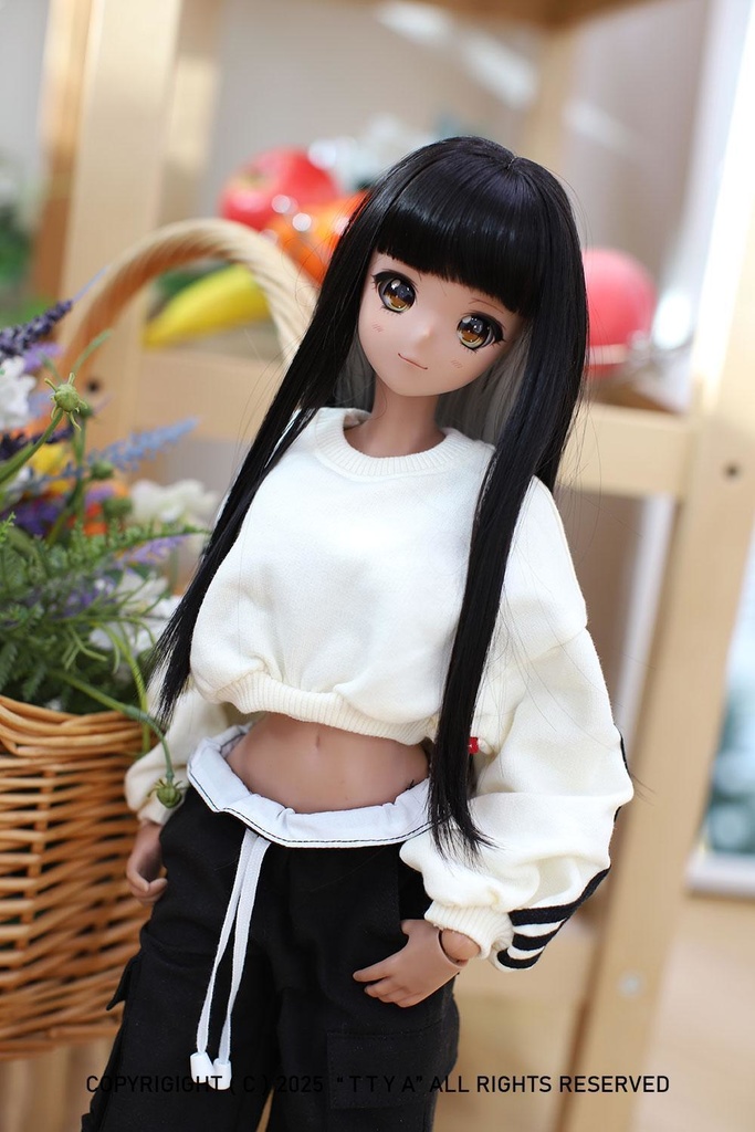 SD13 Girl Smart Doll Crop Balloon Three-Line MTM - Ivory