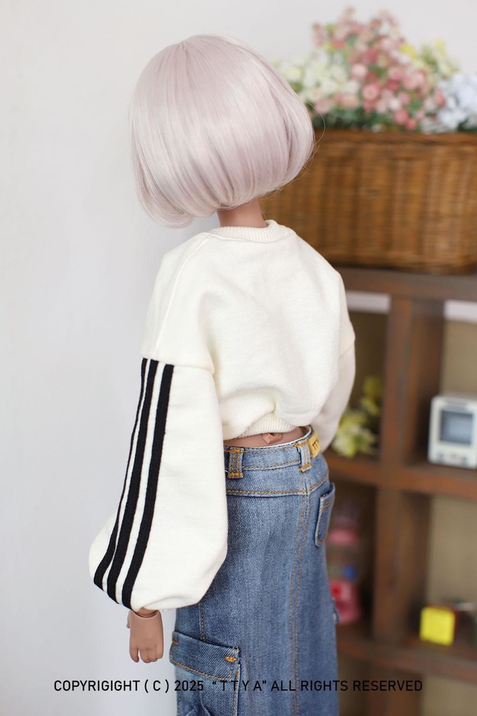 SD13 Girl Smart Doll Crop Balloon Three-Line MTM - Ivory
