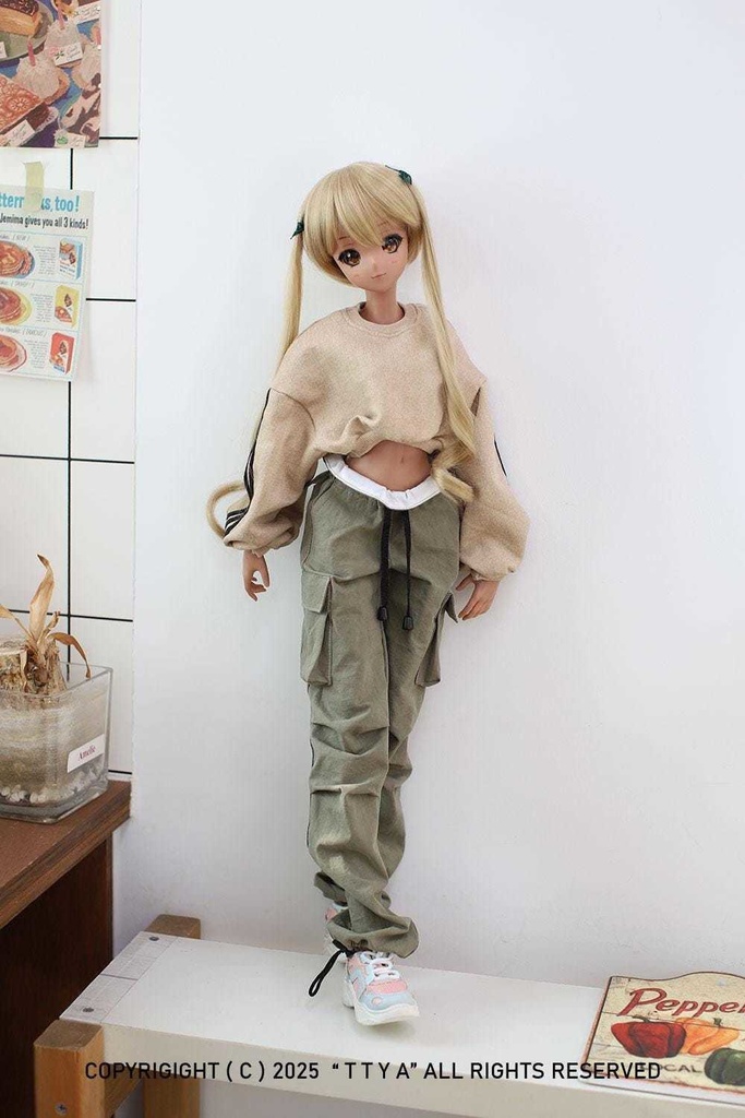 SD13 Girl Smart Doll Crop Balloon Three-Line MTM - Y.Beige