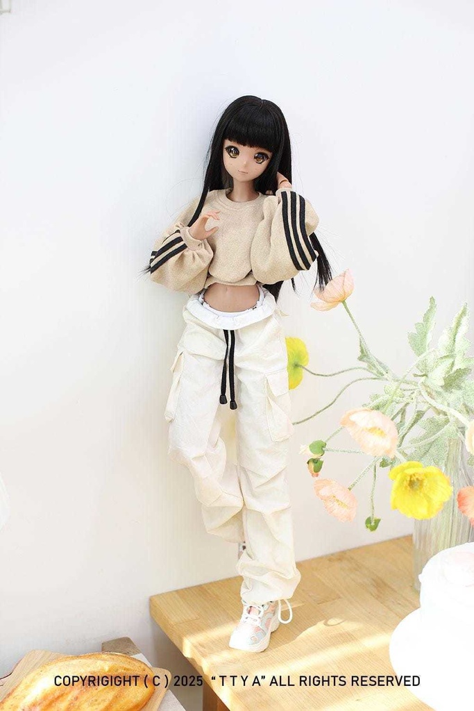 SD13 Girl Smart Doll Crop Balloon Three-Line MTM - Y.Beige
