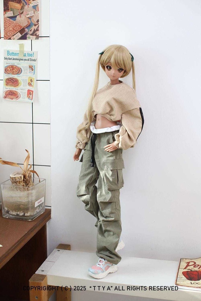 SD13 Girl Smart Doll Crop Balloon Three-Line MTM - Y.Beige