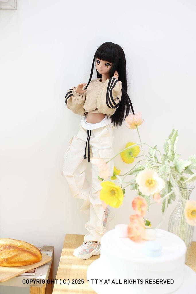 SD13 Girl Smart Doll Crop Balloon Three-Line MTM - Y.Beige