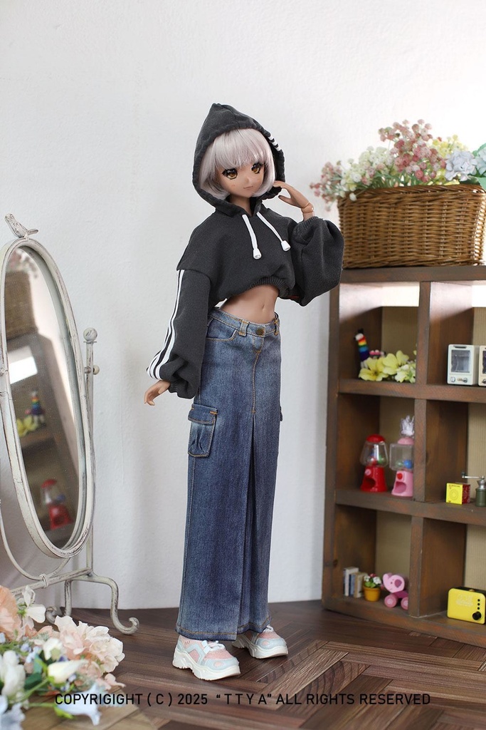 SD13 GIRL Smart Doll Washing long skirt