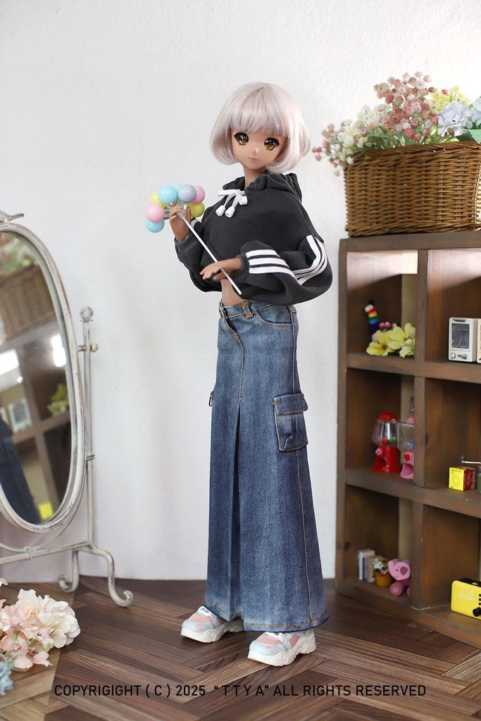 SD13 GIRL Smart Doll Washing long skirt