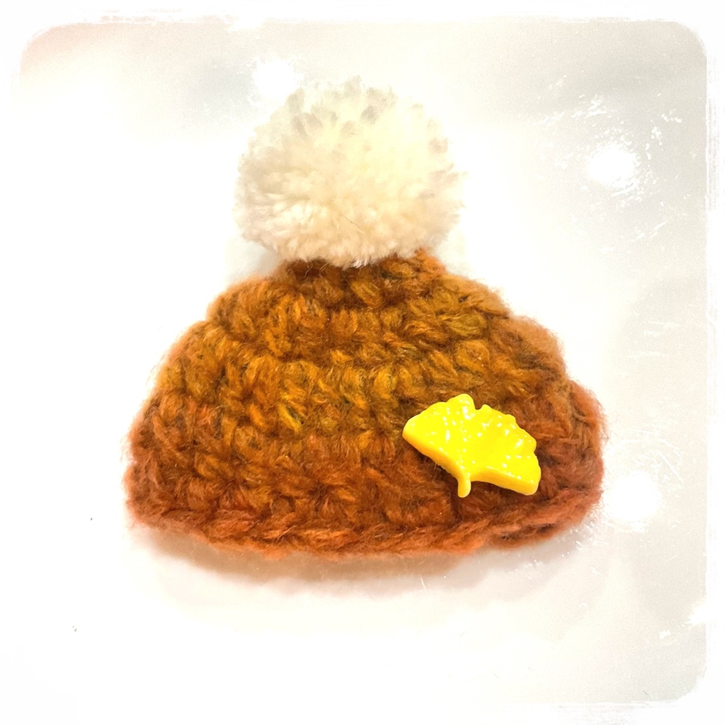 ふわふわニット帽