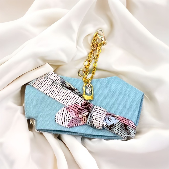 scarf collection -blue-