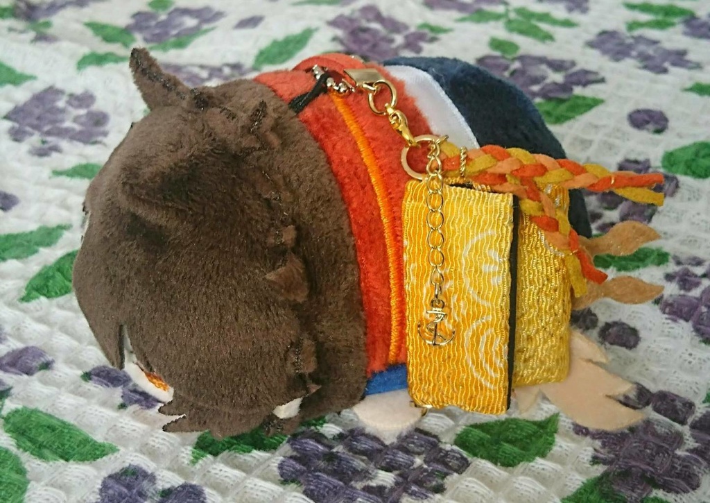 お出かけバッグ 橙色