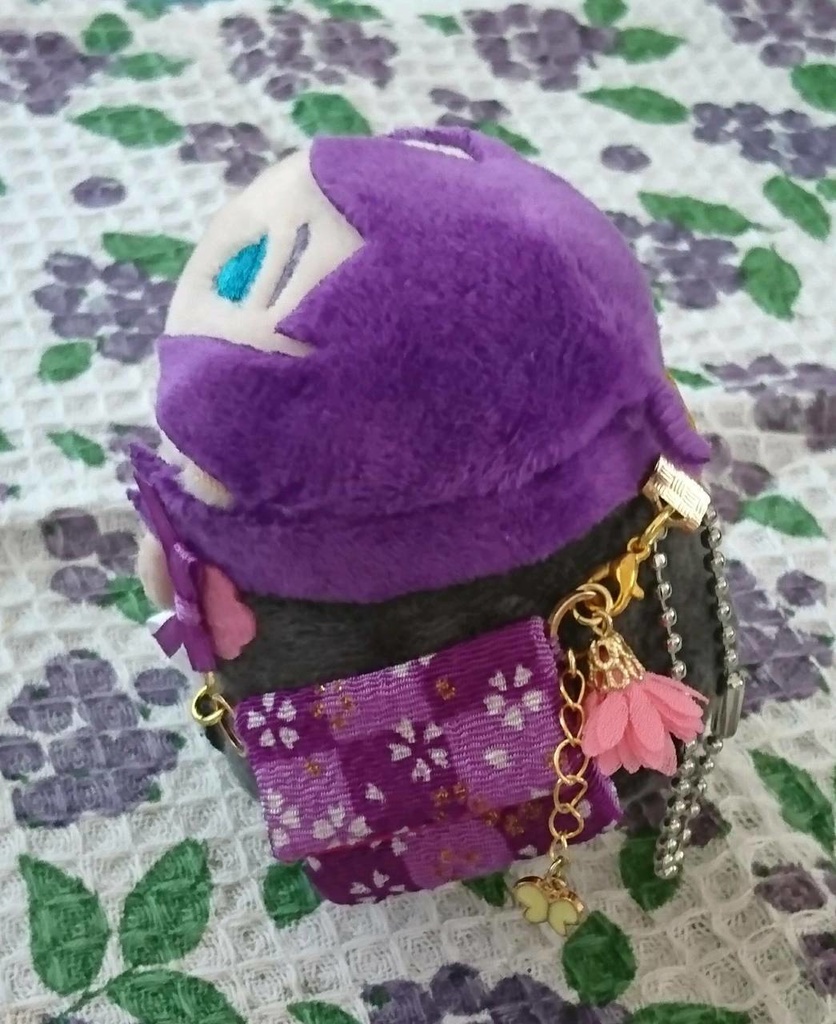 お出かけバッグ 紫色