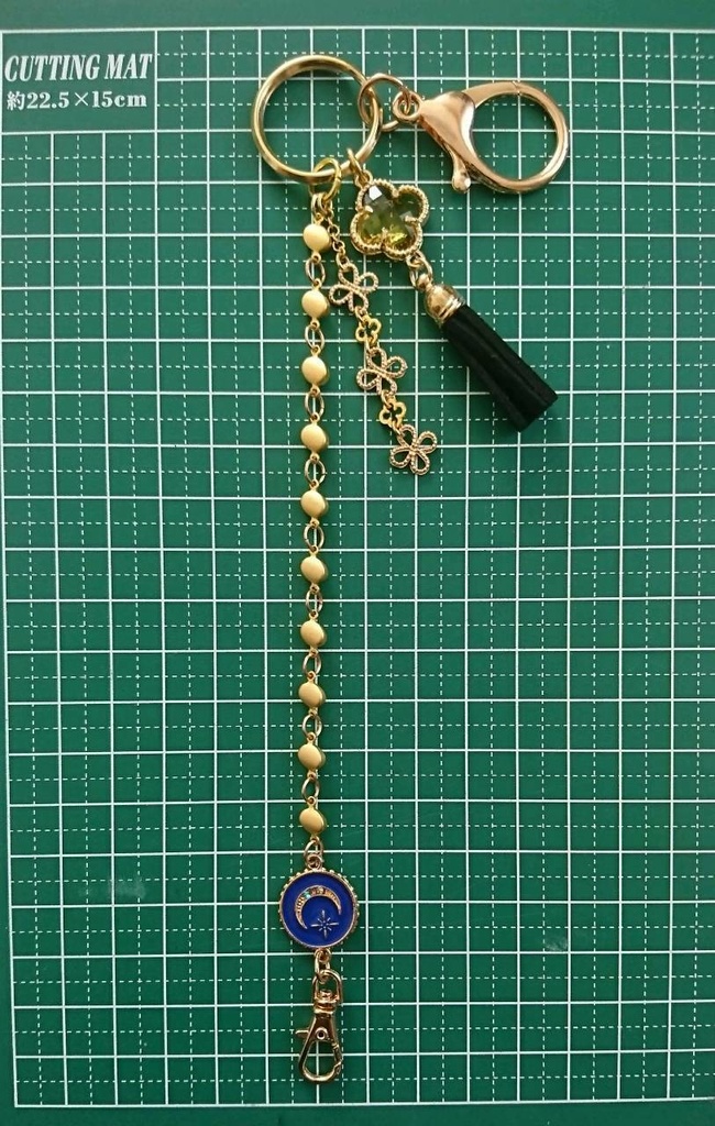 バッグチャーム イエローフラワー