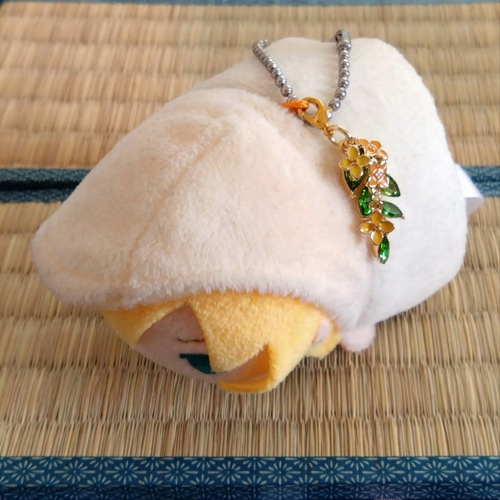 金木犀と葉っぱのチャーム