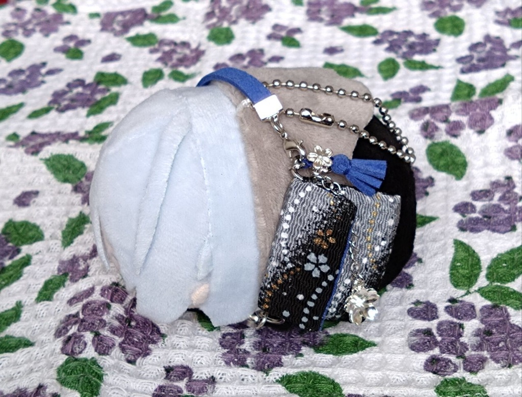 お出かけバッグ 波桜銀