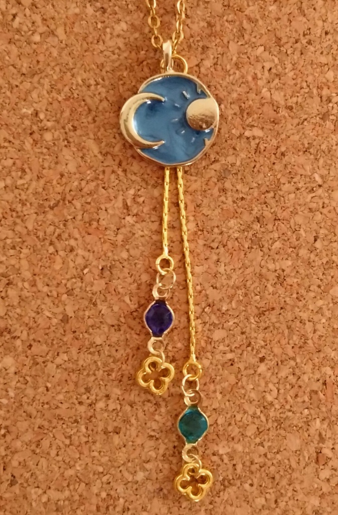 月と太陽のペンダント