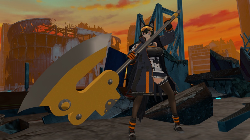 【無料】ルシェの大斧【VRC想定】