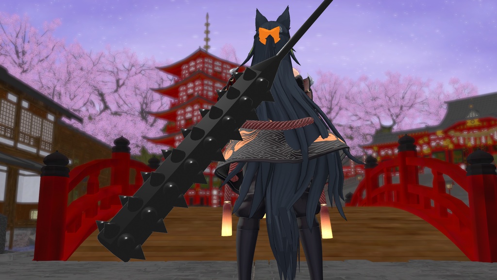 【VRChat想定】鬼の金棒【MAギミック付き】