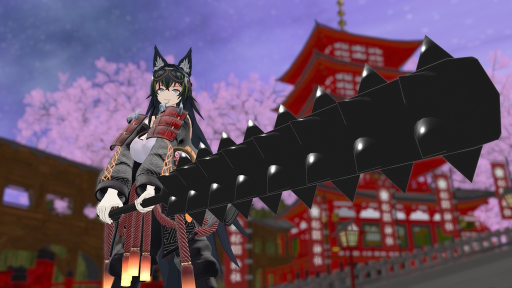 【VRChat想定】鬼の金棒【MAギミック付き】