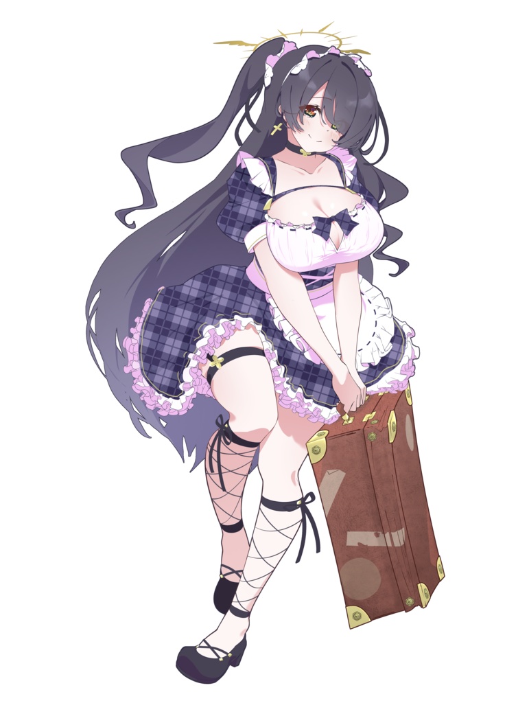 若葉ヒナタ（創作メイド服）アクリルスタンド17cm