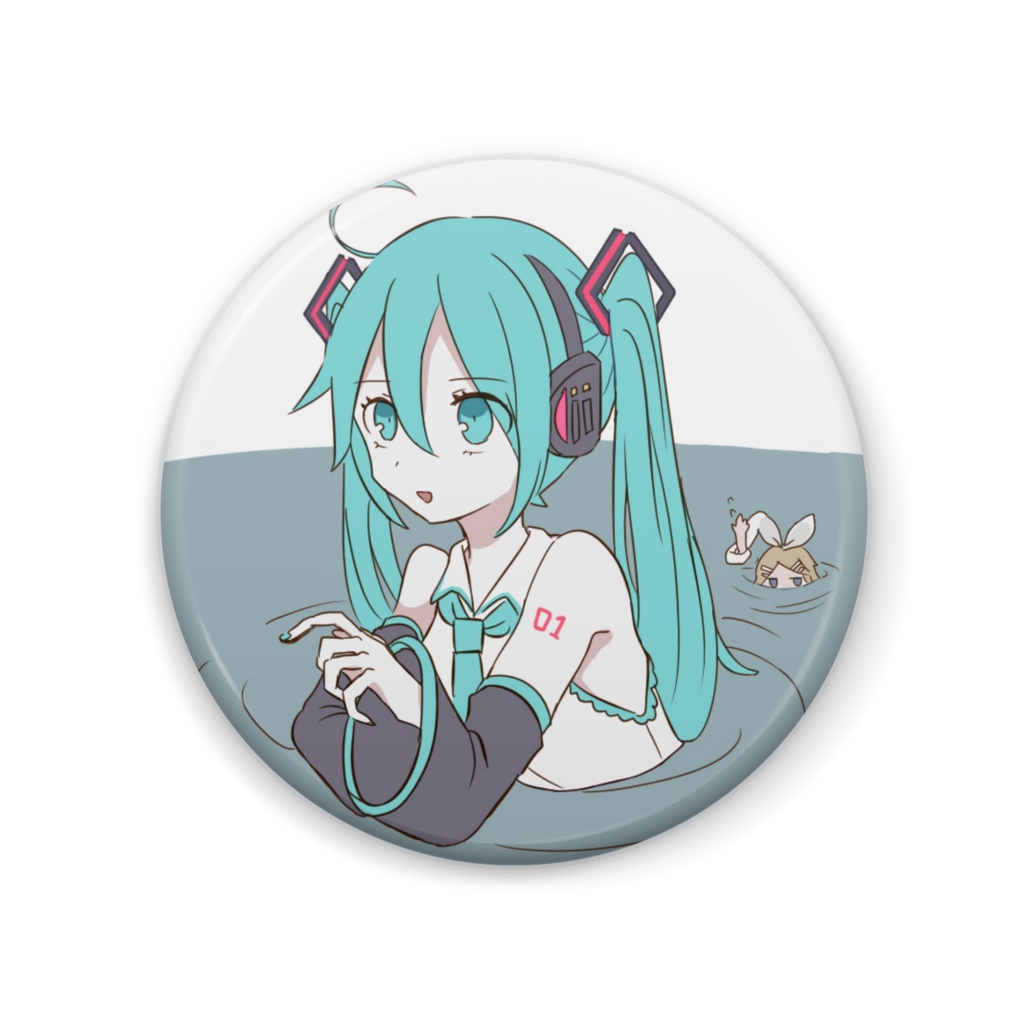 沼に引きずり込む缶バッジセット