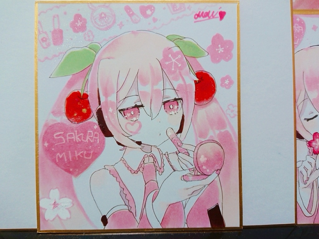 🌸色紙第2弾SAKURAMIKUver【おめかし】