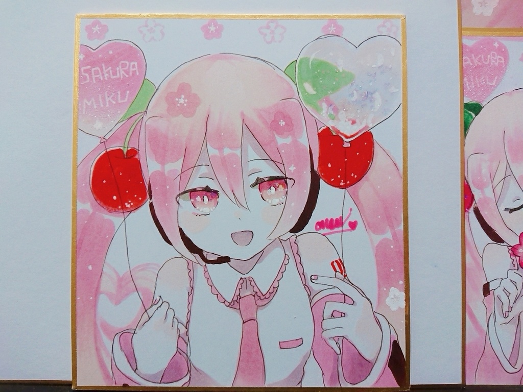 🌸色紙第2弾SAKURAMIKUver【ふうせん】