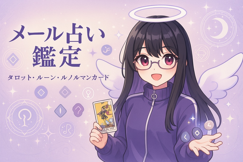 天輪ちゃちゃ💫👓👼メール占い鑑定1回（質問1つのみ可能）PDFデータ納品