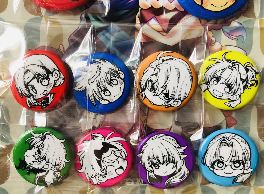 里見☆八犬伝 缶バッジ10個セット