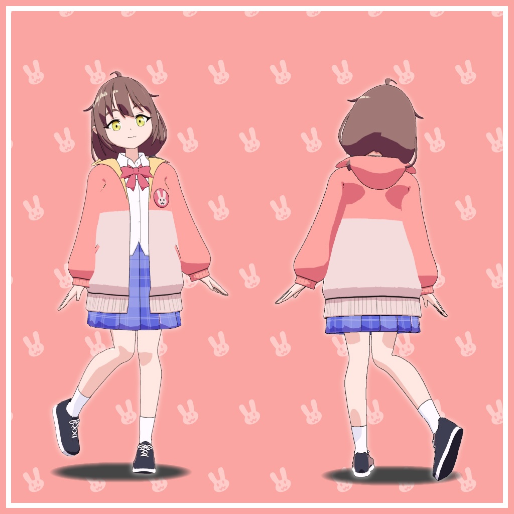 【オリジナル3Dモデル】モモカ Momoka